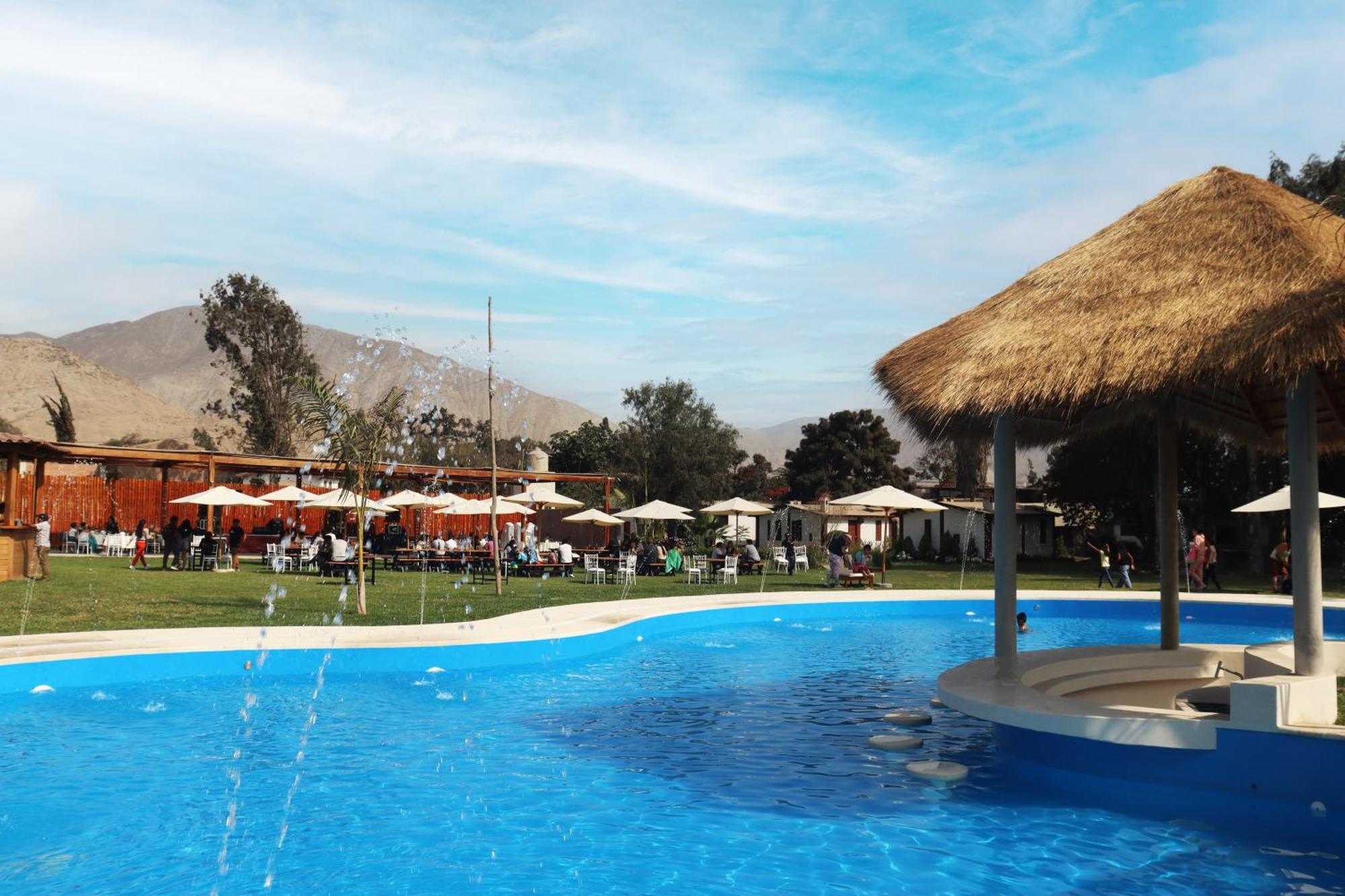 Los Andes - Restaurant & Bungalows Cieneguilla Exterior photo